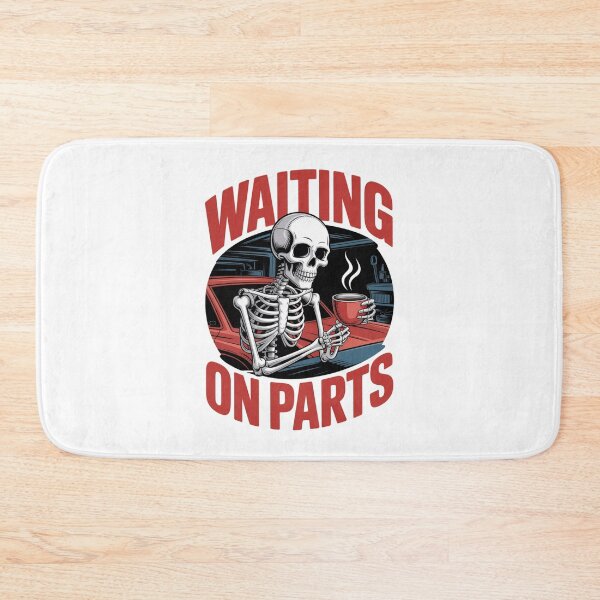 Item preview, Waiting On Parts — Skeleton Mechanic Coffee Shirt V11 designed and sold by DarylWelsh2024.