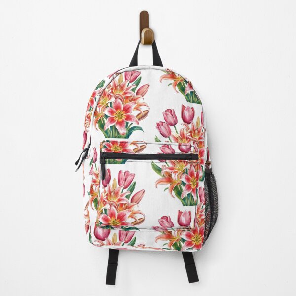 Aperçu de l'œuvre Bouquet de lys roses et de tulipes créée et vendue par uunaa.