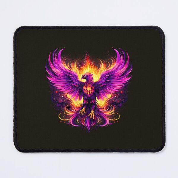 Item preview, Beautiful Rainbow Phoenix Artwork Pink Purple designed and sold by Planetporridge.