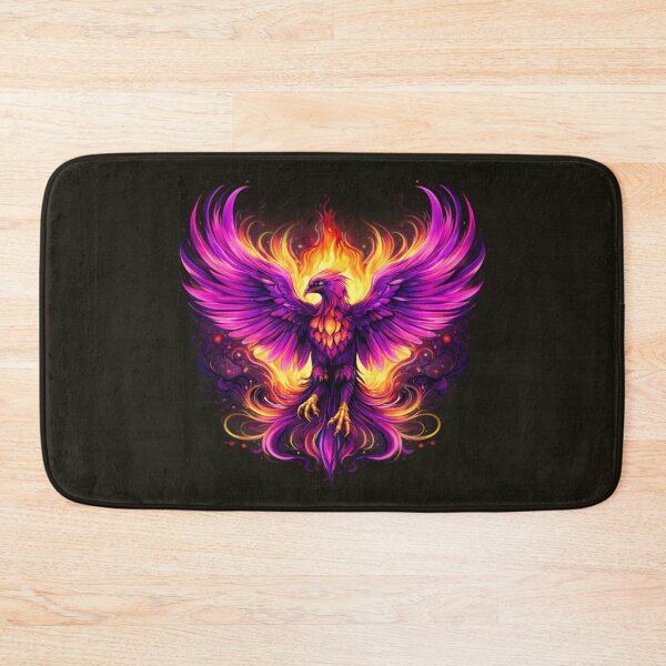 Item preview, Beautiful Rainbow Phoenix Artwork Pink Purple designed and sold by Planetporridge.