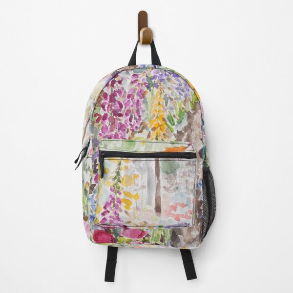 Item preview, colourful secret garden watercolour painting  designed and sold by ColorandColor.