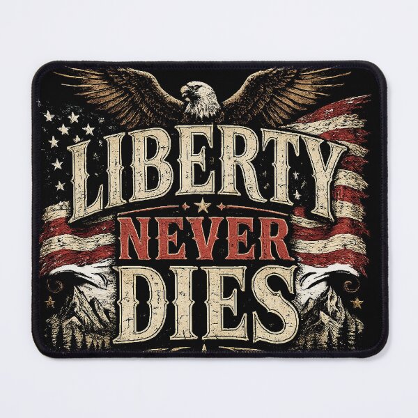 Item preview, Liberty Never Dies T-Shirt – Vintage American Freedom Eagle Design designed and sold by Puraenergia Stickers.