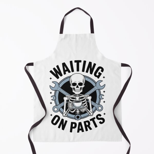 Item preview, Waiting On Parts — Skeleton Mechanic Coffee Shirt V12 designed and sold by DarylWelsh2024.