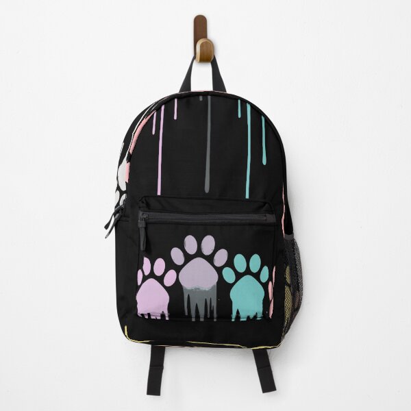 Item preview, Dripping Rainbow Paw Print Pastel Graphic Tee designed and sold by OlyvieArt.