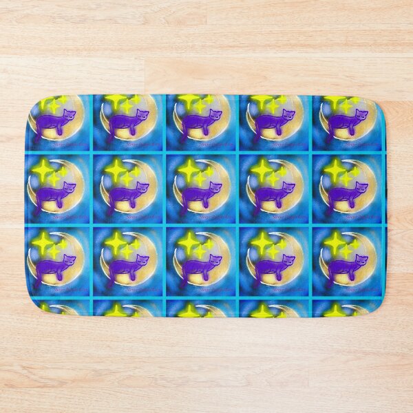 Item preview, Sleepy Purple Kitty designed and sold by NikiMagicWorld.