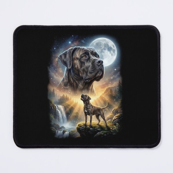 Item preview, Cane Corso Howling Moon Art Dog Lover designed and sold by DoodleTortle.
