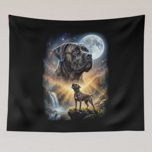 Item preview, Cane Corso Howling Moon Art Dog Lover designed and sold by DoodleTortle.