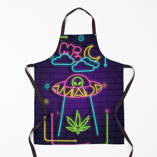 Item preview, Neon UFO Alien Abduction Sign Art designed and sold by Gisleyson.