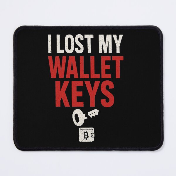 Item preview, I Lost My Wallet Keys Funny Bitcoin Crypto Meme Shirt designed and sold by EnzoPanicSell.