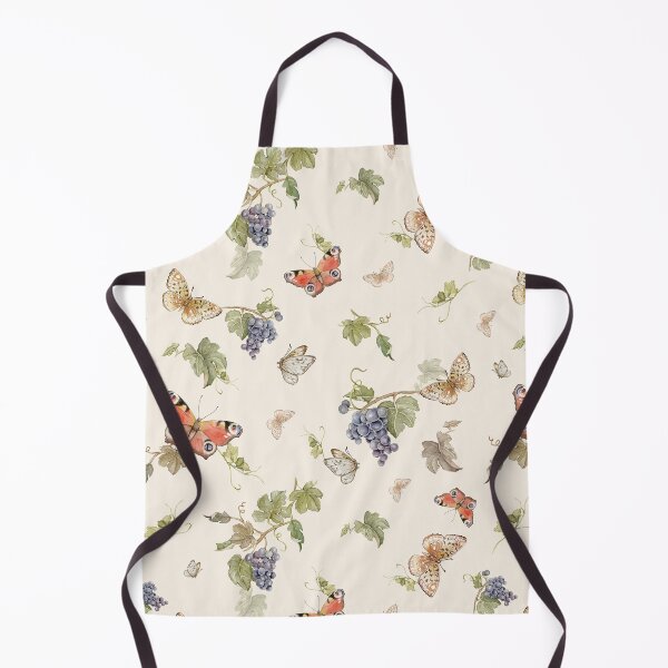 Item preview, Vintage Watercolor Butterflies and Grapes Botanical Pattern designed and sold by SylaCreates.