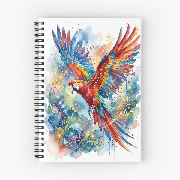 Item preview, Tropical Scarlet Macaw Ara Macao Parrot designed and sold by RubisLeaf.