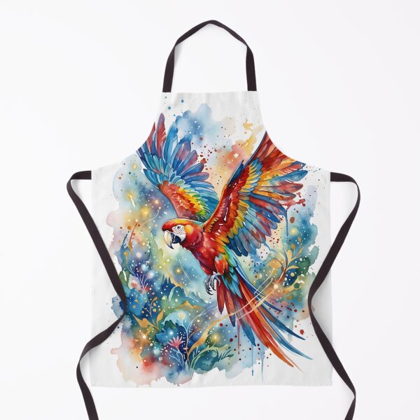 Item preview, Tropical Scarlet Macaw Ara Macao Parrot designed and sold by RubisLeaf.