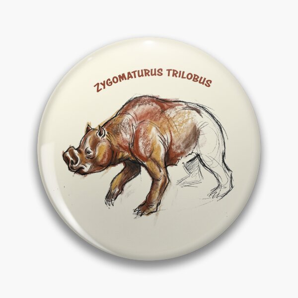 Item preview, Swamp Tank of the Pleistocene: Zygomaturus trilobus Vintage Megafauna designed and sold by FreiherrPK.