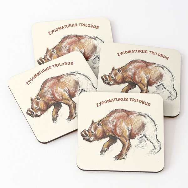 Item preview, Swamp Tank of the Pleistocene: Zygomaturus trilobus Vintage Megafauna designed and sold by FreiherrPK.