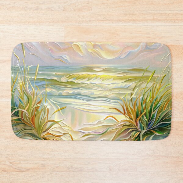 Item preview, Sea Oats at Sunset by the Ocean –  Pastel Coastal Nature Art designed and sold by MargaretWiktor.