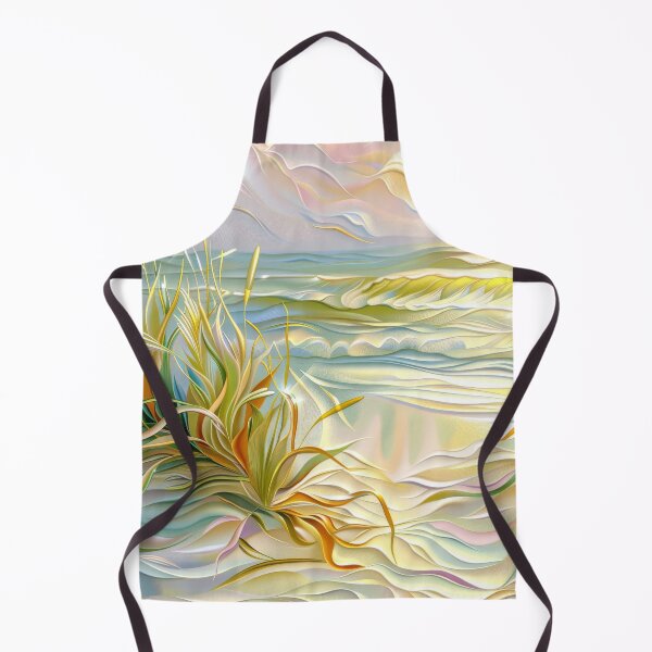 Item preview, Sea Oats at Sunset by the Ocean – Pastel Coastal Nature Art designed and sold by MargaretWiktor.
