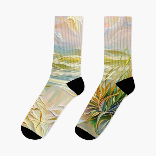 Item preview, Sea Oats at Sunset by the Ocean –  Pastel Coastal Nature Art designed and sold by MargaretWiktor.