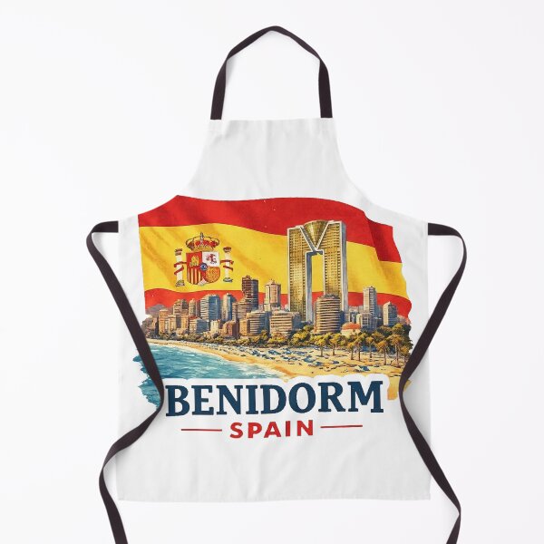 Item preview, A Vintage Travel Illustration of Benidorm - Spain designed and sold by ryanapples2.