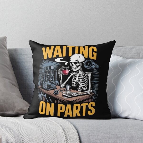 Item preview, Waiting On Parts — Skeleton Mechanic Coffee Shirt V14 designed and sold by DarylWelsh2024.