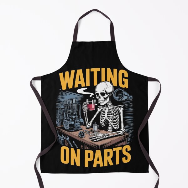 Item preview, Waiting On Parts — Skeleton Mechanic Coffee Shirt V14 designed and sold by DarylWelsh2024.
