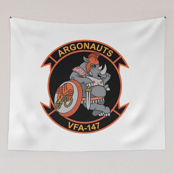 Item preview, VFA-147 "Argonauts": Rhino Transition / Anniversary Patch designed and sold by CharlieDesings.