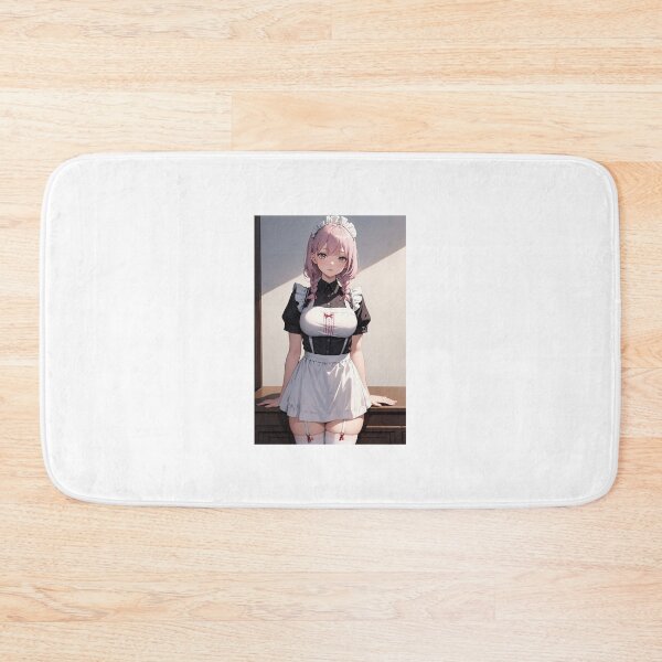 Item preview, Manazato Orisami - Cute Pink Haired Maid Anime Aesthetic Art designed and sold by iloveanimechibi.