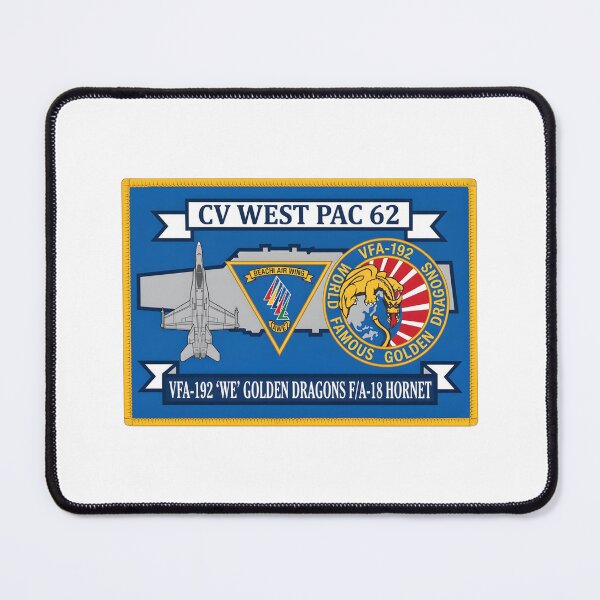 Item preview, VFA-192 Golden Dragons: CV West Pac 62 Cruise Patch designed and sold by CharlieDesings.