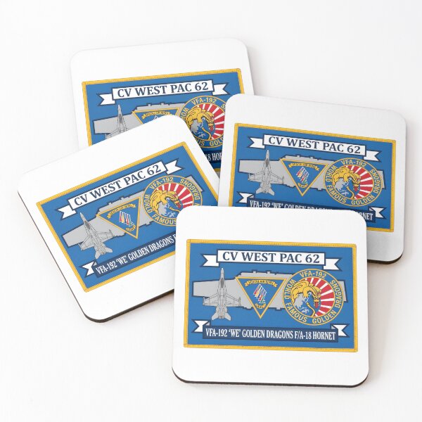 Item preview, VFA-192 Golden Dragons: CV West Pac 62 Cruise Patch designed and sold by CharlieDesings.