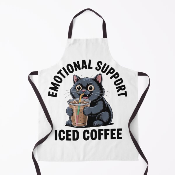 Item preview, Emotional Support Iced Coffee Funny Cat Lover Gift designed and sold by Mr-wow.