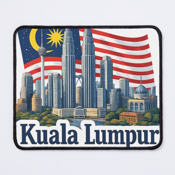 Item preview, Kuala Lumpur Malaysia - Travel Art designed and sold by ryanapples2.