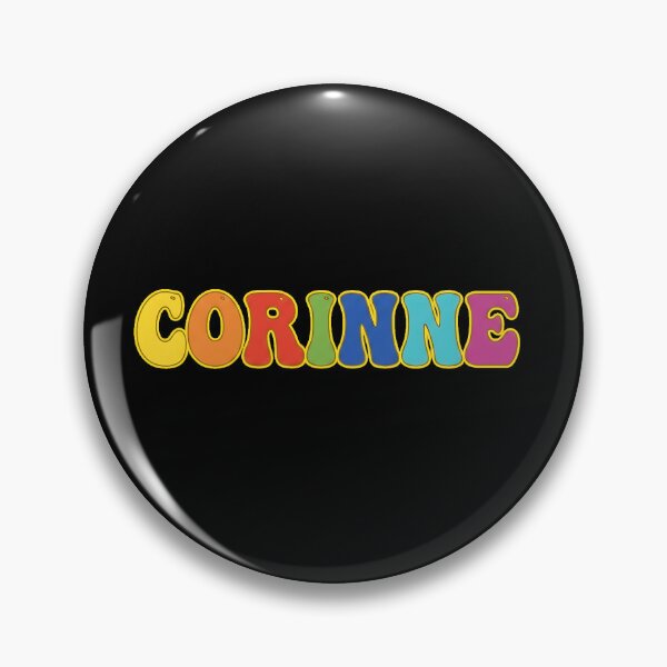 Item preview, ❤️ Corinne Personalized Name Wavy Retro Shirt, Coffee Mug, Sticker Gift designed and sold by HelixPedia.