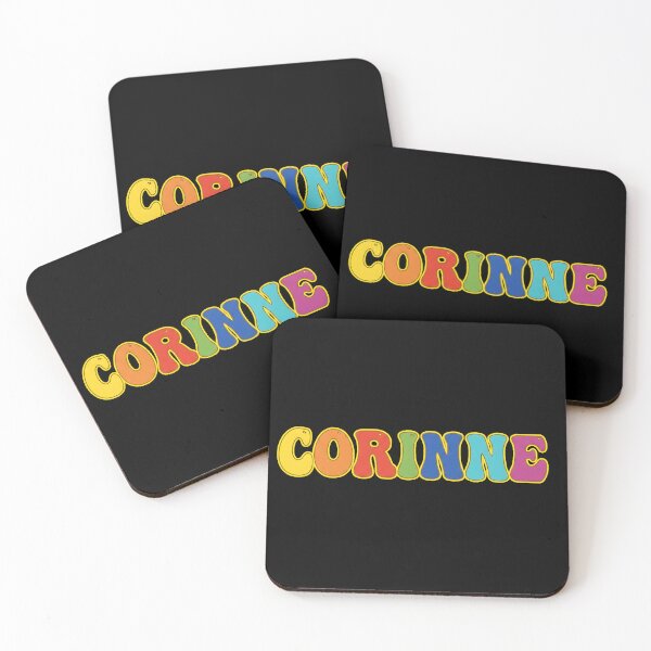 Item preview, ❤️ Corinne Personalized Name Wavy Retro Shirt, Coffee Mug, Sticker Gift designed and sold by HelixPedia.