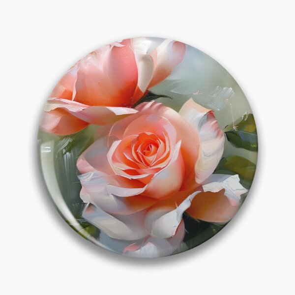 Item preview, Blush Rose Bouquet – Painterly Floral Art Aesthetic designed and sold by VelvetThornsArt.