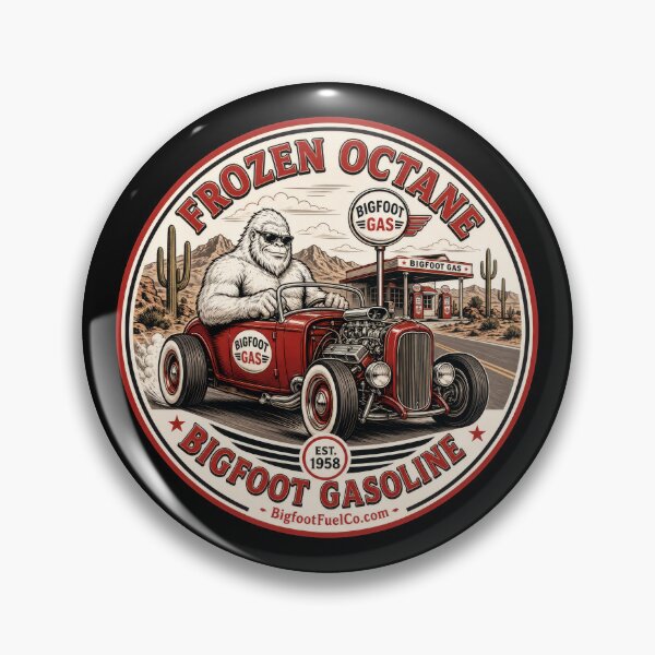 Item preview, Frozen Octane – Yeti Hot Rod Retro Bigfoot Gasoline designed and sold by Bigfoot Fuel Co.