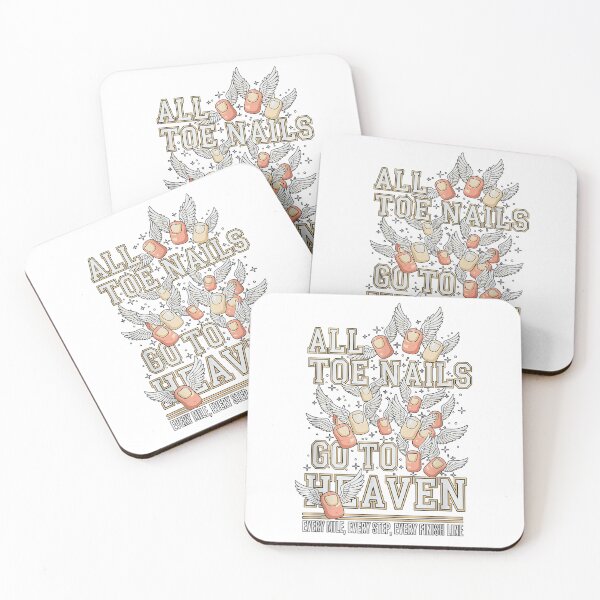 Item preview, All Toenails Go To Heaven | Funny Marathon Runner Problems Humor designed and sold by Alluka Brand.