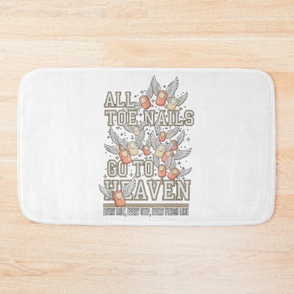 Item preview, All Toenails Go To Heaven | Funny Marathon Runner Problems Humor designed and sold by Alluka Brand.