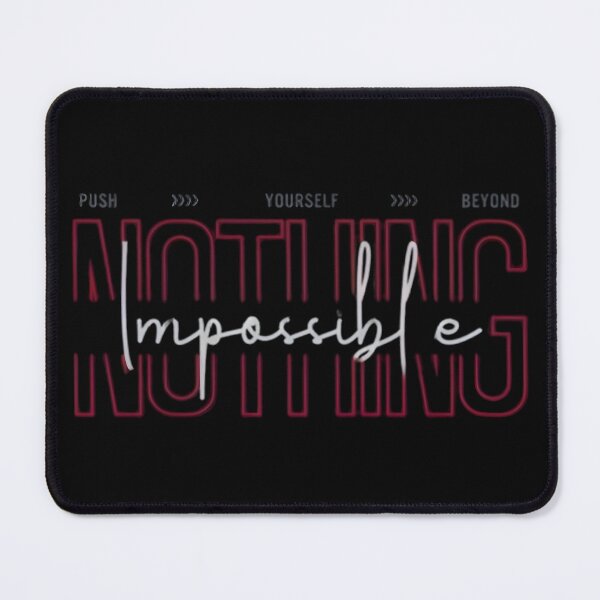 Item preview, Push Yourself Beyond - Bold Motivational Typography designed and sold by Rangmanch.