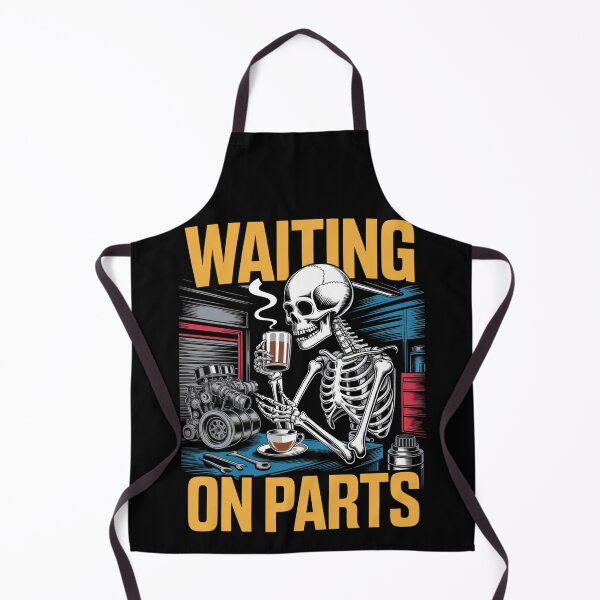 Item preview, Waiting On Parts — Skeleton Mechanic Coffee Shirt V15 designed and sold by DarylWelsh2024.