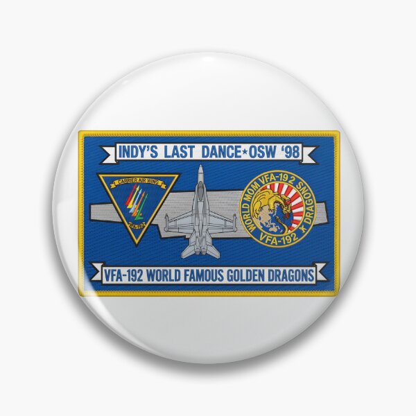 Item preview, VFA-192 Golden Dragons: Indy’s Last Dance / OSW '98 Cruise Patch designed and sold by CharlieDesings.