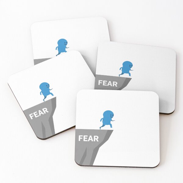 Item preview, Overcoming Fear Blue Character Jump designed and sold by AbanoubStore.