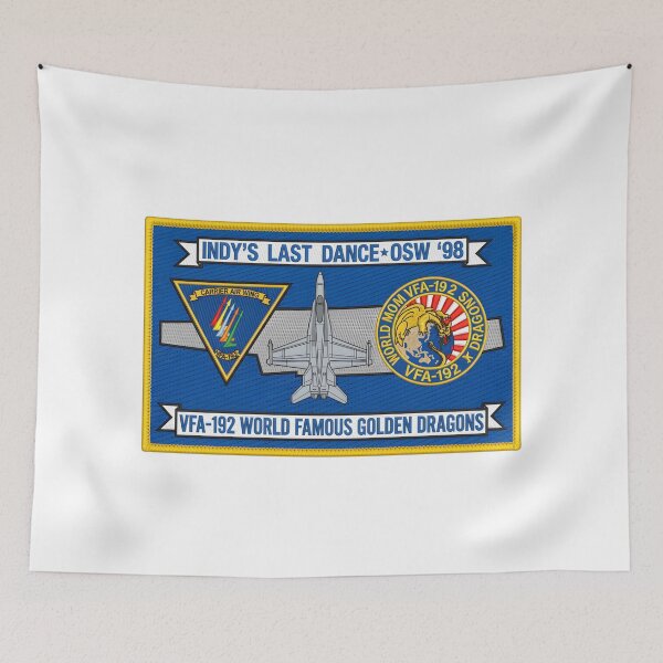 Item preview, VFA-192 Golden Dragons: Indy’s Last Dance / OSW '98 Cruise Patch designed and sold by CharlieDesings.