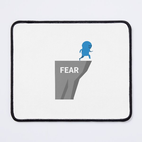 Item preview, Overcoming Fear Blue Character Jump designed and sold by AbanoubStore.