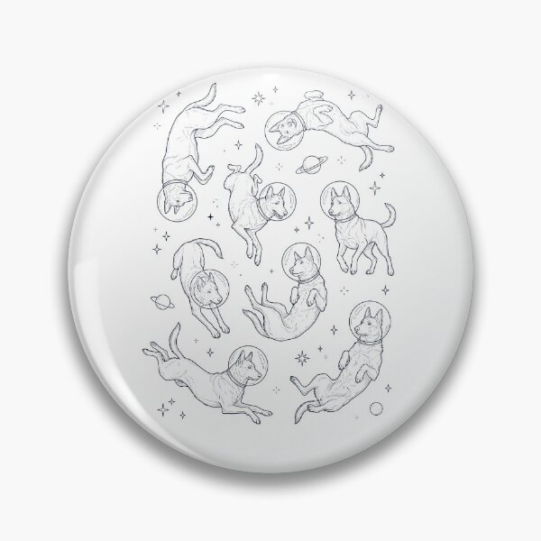 Item preview, Vintage Belgian Malinois Astronaut Galaxy Space Dog Lover designed and sold by TerryConnells.