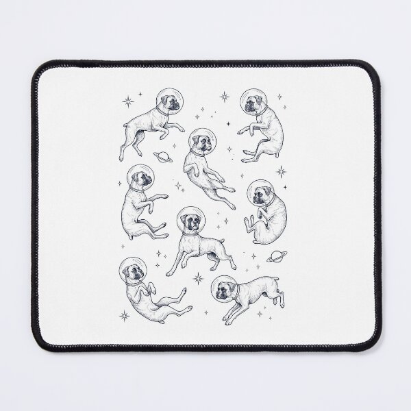 Item preview, Vintage Boxer Dog Astronaut Galaxy Space Dog Lover designed and sold by TerryConnells.