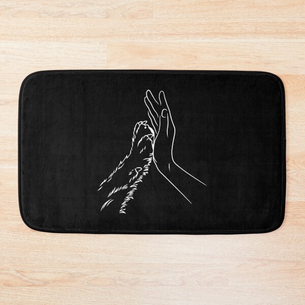 Item preview, Paw High Five Human Outline Pet Love designed and sold by OlyvieArt.
