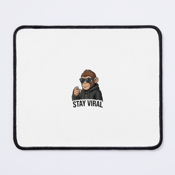 Item preview, Stay Viral Monkey Sticker | Influencer Meme | Social Media Cartoon designed and sold by Newkidshub.