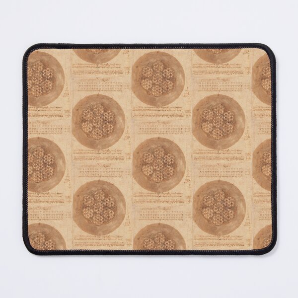 Item preview, Codex Atlanticus Folio by Leonardo da Vinci: Sacred Geometry Study designed and sold by artofuniverse.