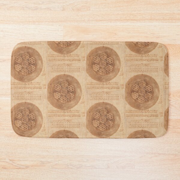 Item preview, Codex Atlanticus Folio by Leonardo da Vinci: Sacred Geometry Study designed and sold by artofuniverse.