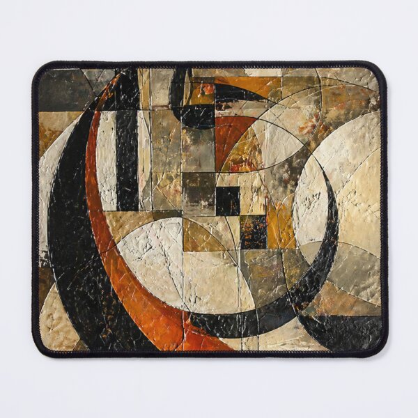 Item preview, Cubist Curves and Blocks Abstract Geometric designed and sold by RawEdgeStudios.