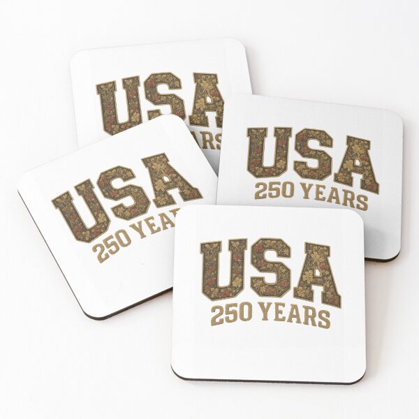 Aperçu de l'œuvre USA 250 Years Semiquincentennial - Vintage Gold Tapestry Patriotic T-Shirt créée et vendue par designerr23 ⭐⭐⭐⭐⭐.